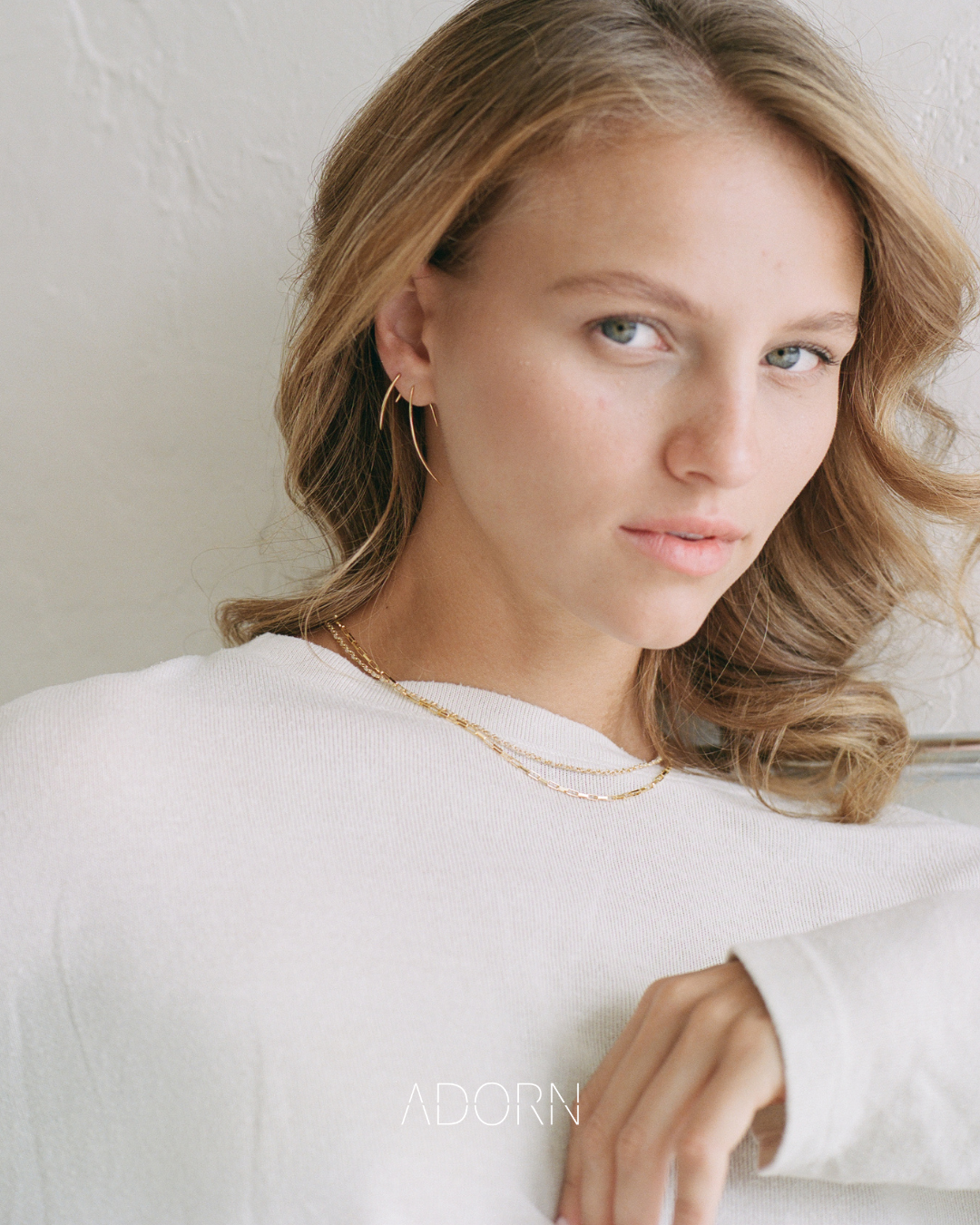 Gold-Vermeil chain necklace / SQUARED