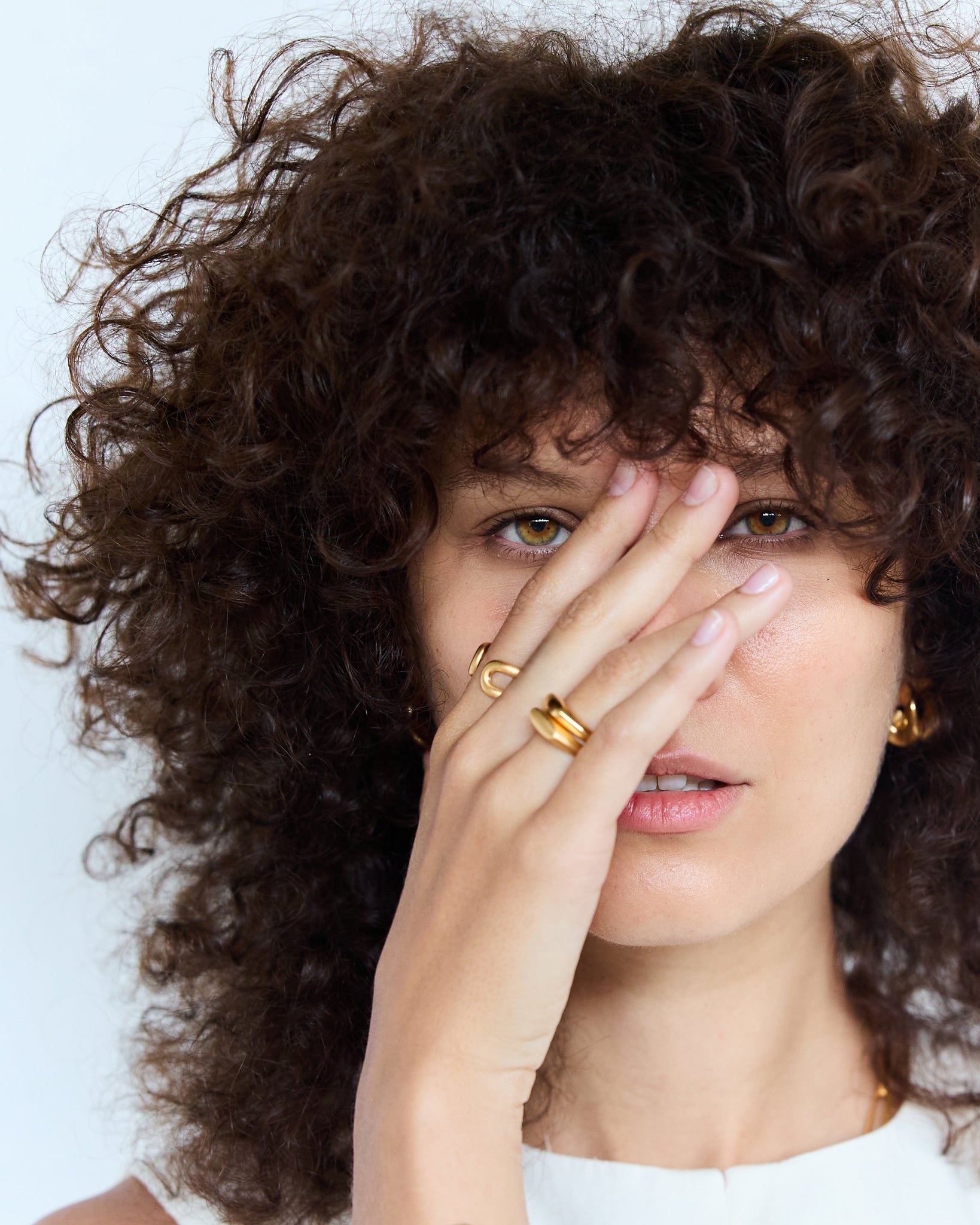 Golden ring / DOUBLE LINE ring