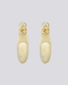 White natural earring | BIG DROP